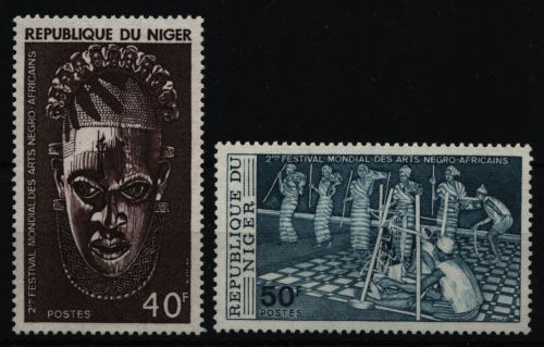 Niger 1977 - Mi-Nr. 558-559 ** - MNH - Kunstfestival