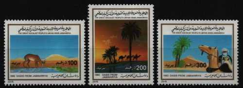 Libyen 1992 - Mi-Nr. 1943-1945 ** - MNH - Natur - Landschaften