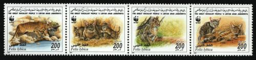 Libyen 1997 - Mi-Nr. 2496-2499 ** - MNH - Wildtiere / Wild animals