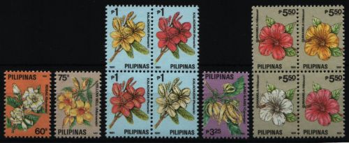 Philippinen 1991 - Mi-Nr. 2008-2018 I ** - MNH - Blumen / Flowers