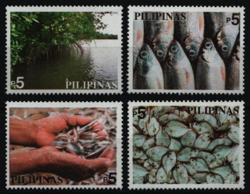 Philippinen 2002 - Mi-Nr. 3333-3336 ** - MNH - Fische / Fish
