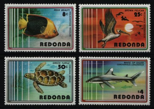 Redonda 1980 - Mi-Nr. 40-43 ** - MNH - Meerestiere / Marine life