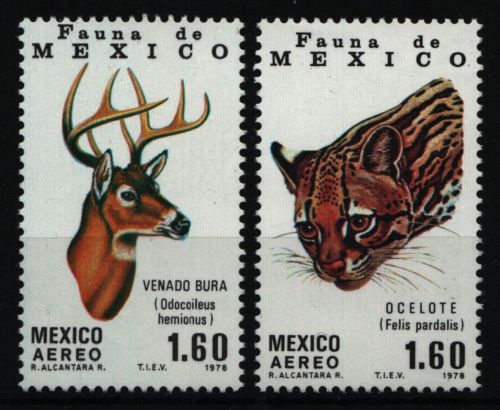 Mexiko 1978 - Mi-Nr. 1605-1606 ** - MNH - Wildtiere / Wild animals