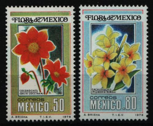 Mexiko 1978 - Mi-Nr. 1609-1610 ** - MNH - Blumen / Flowers