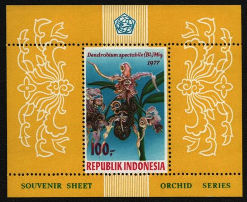 Indonesien 1976 - Mi-Nr. Block 19 ** - MNH - Orchideen / Orchids
