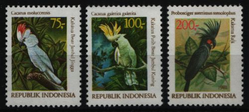 Indonesien 1981 - Mi-Nr. 1030-1034 ** - MNH - Vögel / Birds