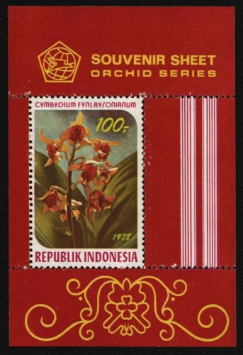 Indonesien 1978 - Mi-Nr. Block 28 ** - MNH - Orchideen / Orchids