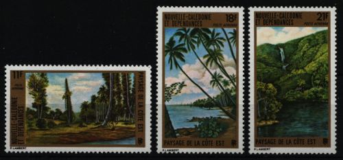 Neukaledonien 1973 - Mi-Nr. 527-529 ** - MNH - Landschaften / Landscapes