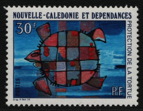 Neukaledonien 1978 - Mi-Nr. 611 ** - MNH - Schildkröte / Turtles