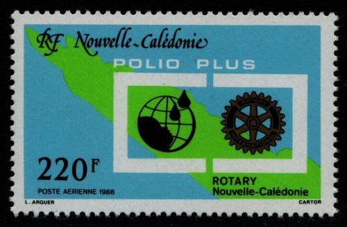 Neukaledonien 1988 - Mi-Nr. 837 ** - MNH - Rotary