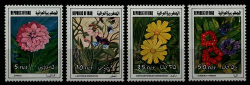 Irak 1977 - Mi-Nr. 897-900 ** - MNH - Blumen / Flowers