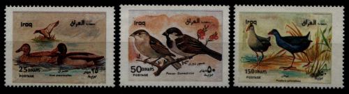 Irak 2000 - Mi-Nr. 1623-1625 ** - MNH - Vögel / Birds