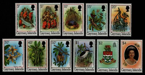Kaiman-Inseln 1982 - Mi-Nr. 456-466 II ** - MNH - Fauna & Flora