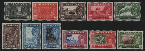 Malaya - Perak 1948 - Mi-Nr. 103-113 * - MH - Freimarken / Definitives