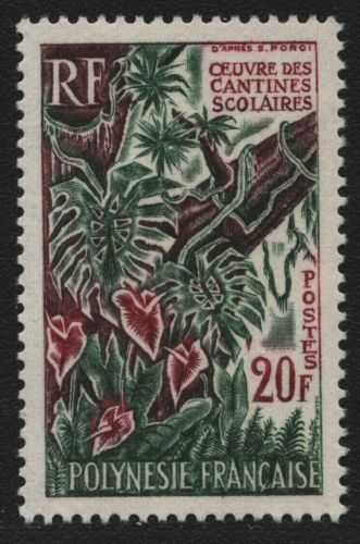 Franz. Polynesien 1965 - Mi-Nr. 49 ** - MNH - Schulspeisung
