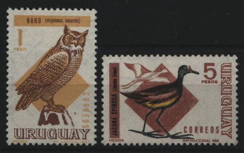 Uruguay 1968 - Mi-Nr. 1113-1114 ** - MNH - Vögel / Birds