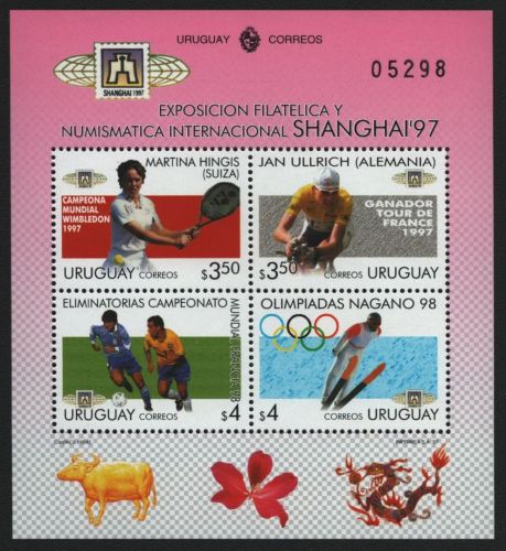 Uruguay 1997 - Mi-Nr. Block 80 ** - MNH - SHANGHAI '97