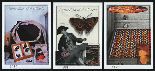 Mikronesien 2000 - Mi-Nr. Block 63-65 ** - MNH - Schmetterlinge / Butterflies