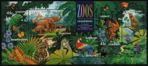Australien 1994 - Mi-Nr. Block 17 II ** - MNH - "Brisbane" - Wildtiere