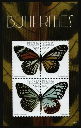 St. Vincent - Bequia 2011 - Mi-Nr. 761-764 ** - MNH - KLB - Schmetterlinge