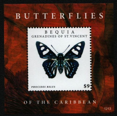 St. Vincent - Bequia 2012 - Mi-Nr. Block 82 ** - MNH - Schmetterlinge