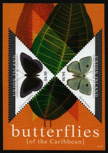St. Vincent - Union Island 2011 - Mi-Nr. Block 40 ** - MNH - Schmetterlinge