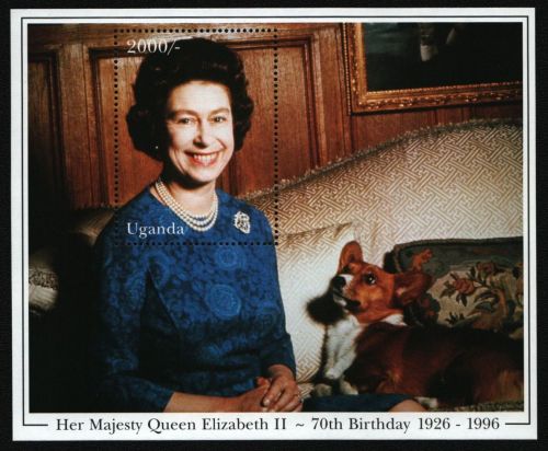 Uganda 1996 - Mi-Nr. Block 259 ** - MNH - Queen Elizabeth II