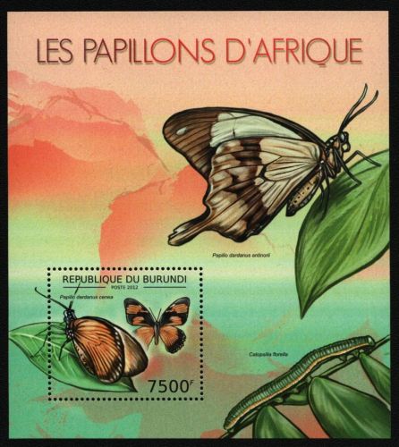 Burundi 2012 - Mi-Nr. Block 276 ** - MNH - Schmetterlinge / Butterflies