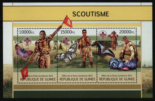 Guinea 2013 - Mi-Nr. 9773-9775 ** - MNH - Schmetterlinge / Butterflies