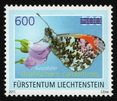 Liechtenstein 2012 - Mi-Nr. 1651 ** - MNH - Schmetterlinge / Butterflies