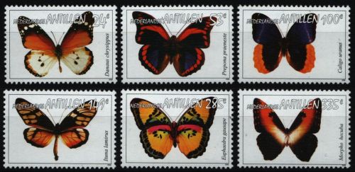 Niederländische Antillen 2006 - Mi-Nr. 1434-1439 ** - MNH - Schmetterlinge
