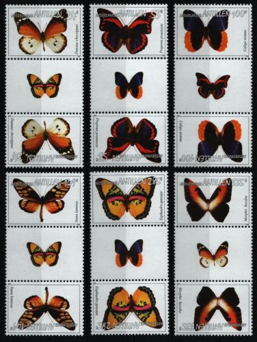 Niederländische Antillen 2006 - Mi-Nr. 1434-1439 ** - MNH - ZW - Schmetterlinge