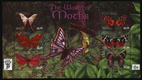 Grenada-Grenadinen 2001 - Mi-Nr. 3750-3755 ** - MNH - KLB - Schmetterlinge