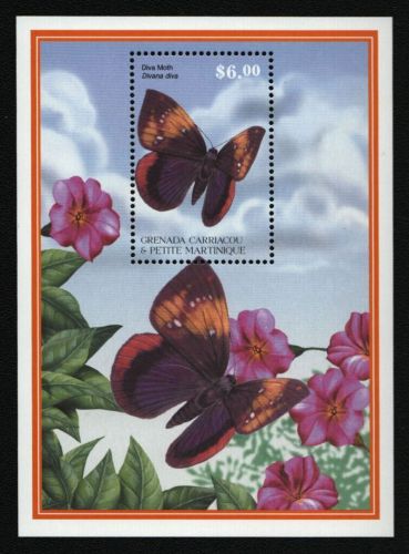 Grenada-Grenadinen 2001 - Mi-Nr. Block 543 ** - MNH - Schmetterlinge