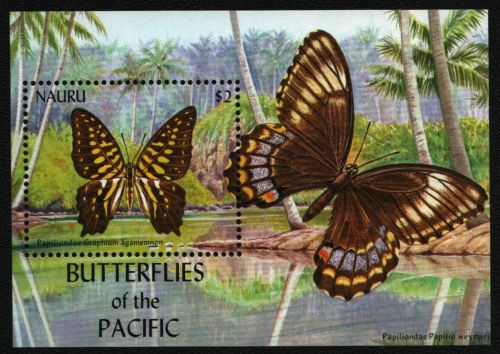 Nauru 2002 - Mi-Nr. Block 33 ** - MNH - Schmetterlinge / Butterflies