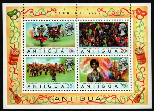 Antigua 1973 - Mi-Nr. Block 8 ** - MNH - Karneval / Carnival