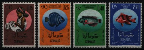 Somalia 1962 - Mi-Nr. 35-38 ** - MNH - Fische / Fish