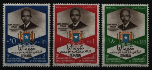 Somalia 1963 - Mi-Nr. 51-53 ** - MNH - 3 Jahre Unabhängigkeit