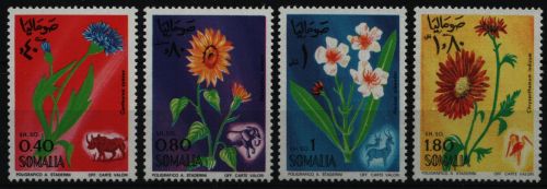 Somalia 1969 - Mi-Nr. 145-148 ** - MNH - Blumen / Flowers