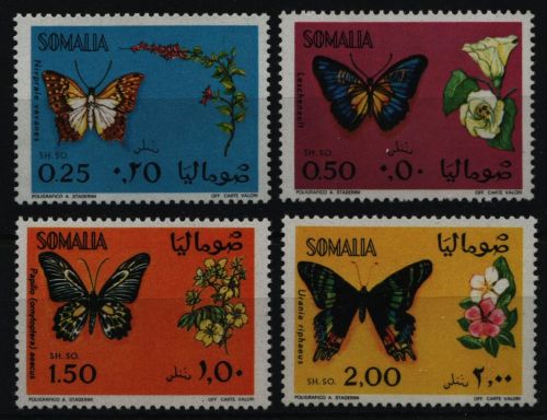 Somalia 1970 - Mi-Nr. 155-158 ** - MNH - Schmetterlinge / Butterflies