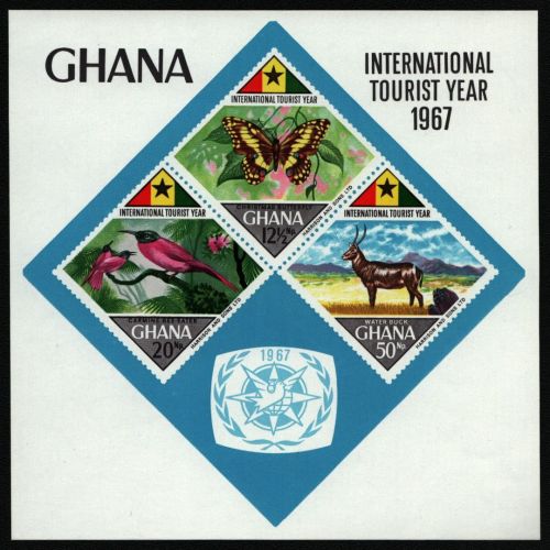 Ghana 1967 - Mi-Nr. Block 29 ** - MNH - Wildtiere / Wild animals