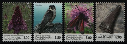 Dänemark 2009 - Mi-Nr. 1524-1527 ** - MNH - Schmetterlinge / Butterflies
