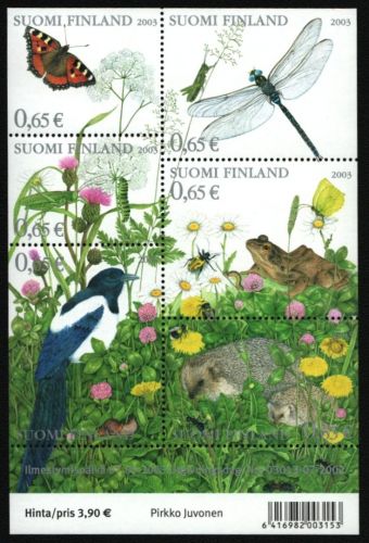 Finnland 2003 - Mi-Nr. Block 30 ** - MNH - Schmetterlinge / Butterflies