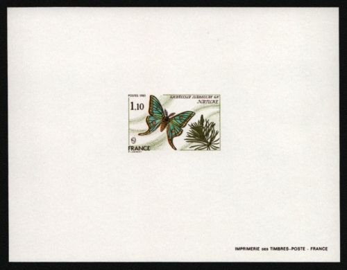 Frankreich 1980 - Mi-Nr. 2208 ** - MNH - Epreuve de Luxe - Schmetterlinge