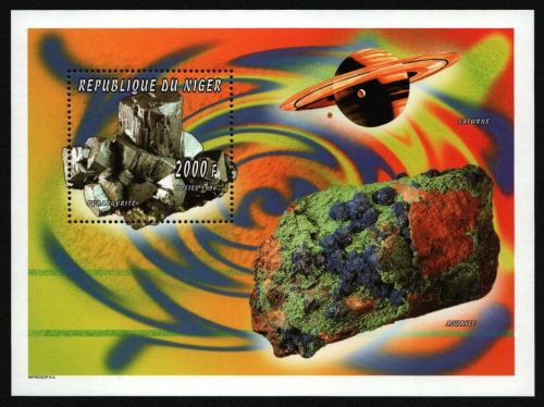 Niger 1996 - Mi-Nr. Block 93 ** - MNH - Mineralien / Minerals