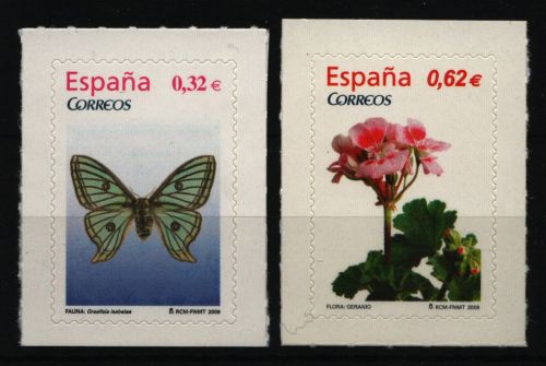 Spanien 2009 - Mi-Nr. 4427-4428 ** - MNH - Schmetterlinge / Butterflies