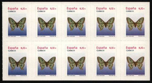 Spanien 2009 - Mi-Nr. 4427 ** - MNH - Heft - Schmetterlinge / Butterflies