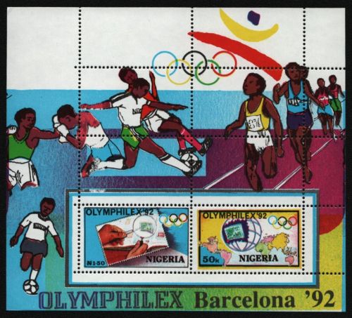 Nigeria 1992 - Mi-Nr. Block 14 ** - MNH - OLYMPHILEX '92