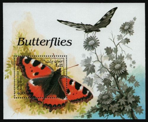 Afghanistan 1998 - Mi-Nr. Block 103 ** - MNH - Schmetterlinge / Butterflies