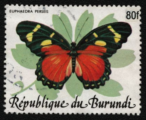 Burundi 1989 - Mi-Nr. 1705 gest / used - Schmetterlinge / Butterflies